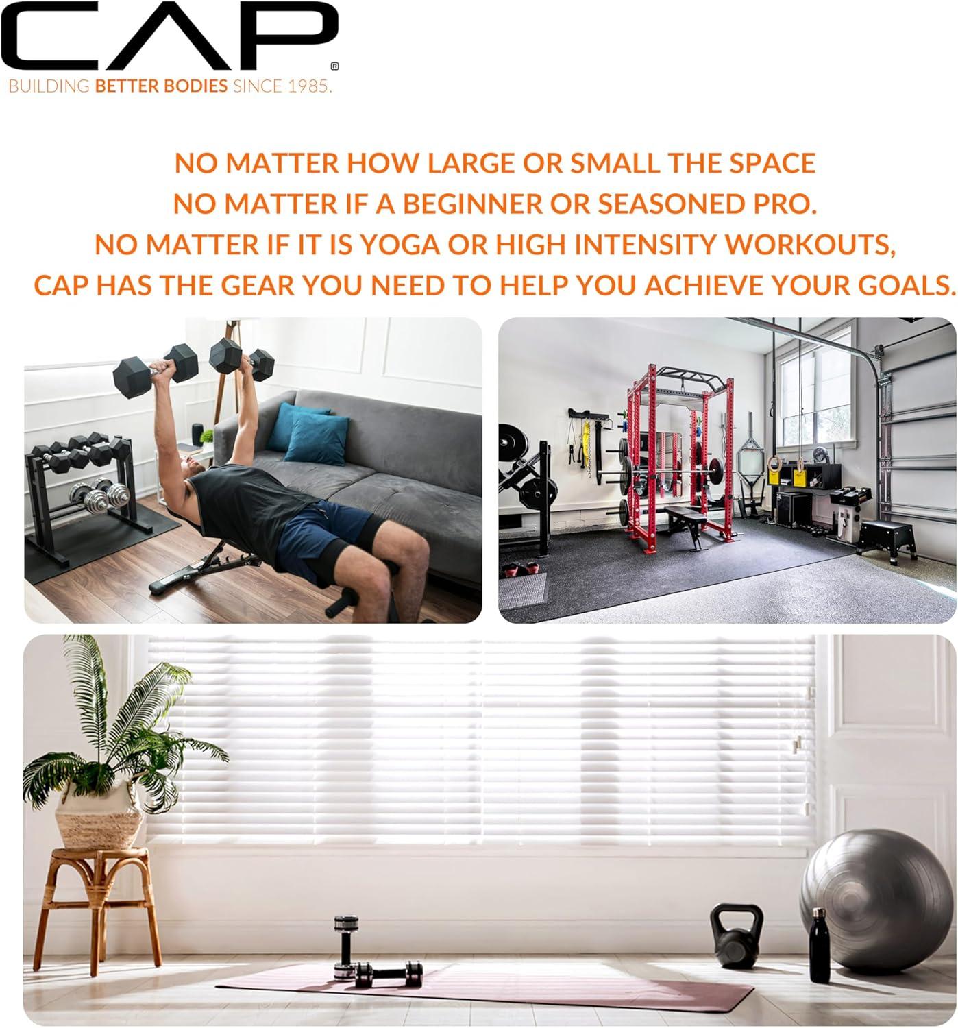 imageCAP Barbell 24quot Utility Rack for Dumbbells Medicine Balls and Kettlebells