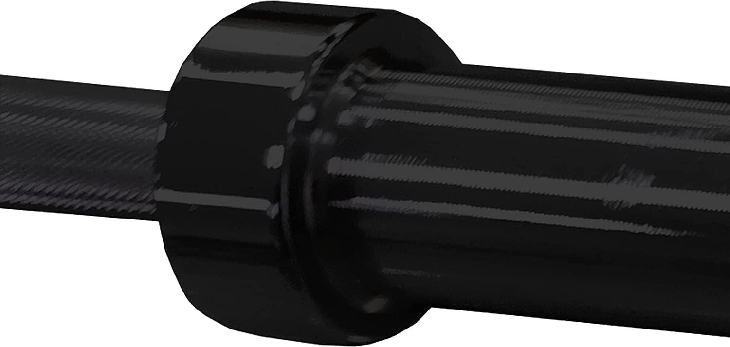 imageCAP Barbell 2Inch Olympic 7 ft Barbell Bars  Multiple OptionsBlack
