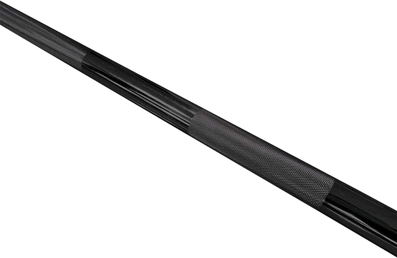 imageCAP Barbell 2Inch Olympic 7 ft Barbell Bars  Multiple OptionsBlack