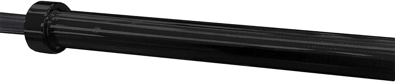 imageCAP Barbell 2Inch Olympic 7 ft Barbell Bars  Multiple OptionsBlack