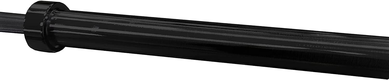 imageCAP Barbell 2Inch Olympic 7 ft Barbell Bars  Multiple OptionsBlack