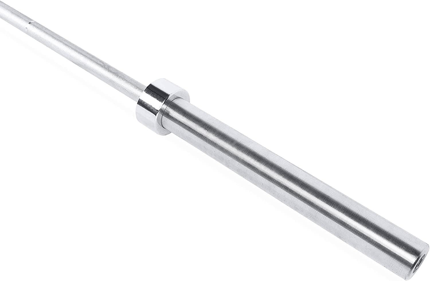 imageCAP Barbell 2Inch Olympic 7 ft Barbell Bars  Multiple OptionsChrome