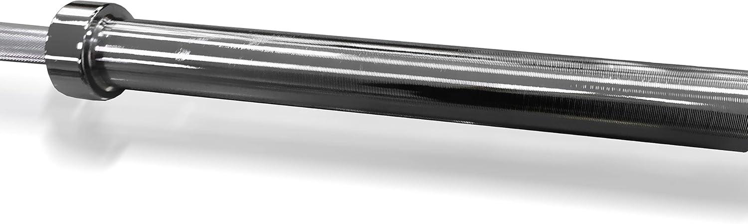 imageCAP Barbell 2Inch Olympic 7 ft Barbell Bars  Multiple OptionsChrome