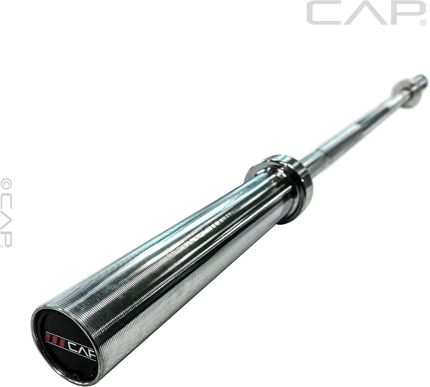 imageCAP Barbell 2Inch Olympic Barbell Bars  5 ft 6 ft ampamp 7 ft  Multiple OptionsElite