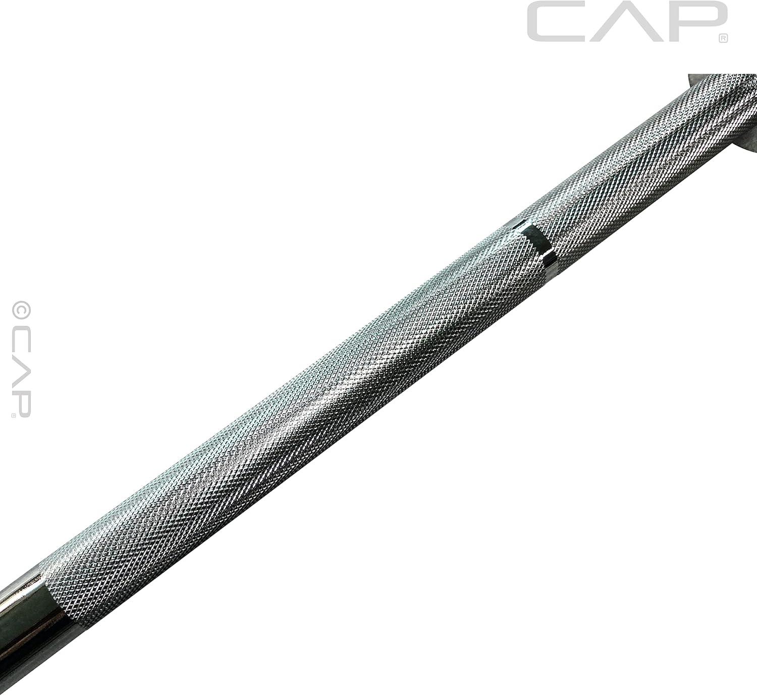 imageCAP Barbell 2Inch Olympic Barbell Bars  5 ft 6 ft ampamp 7 ft  Multiple OptionsElite