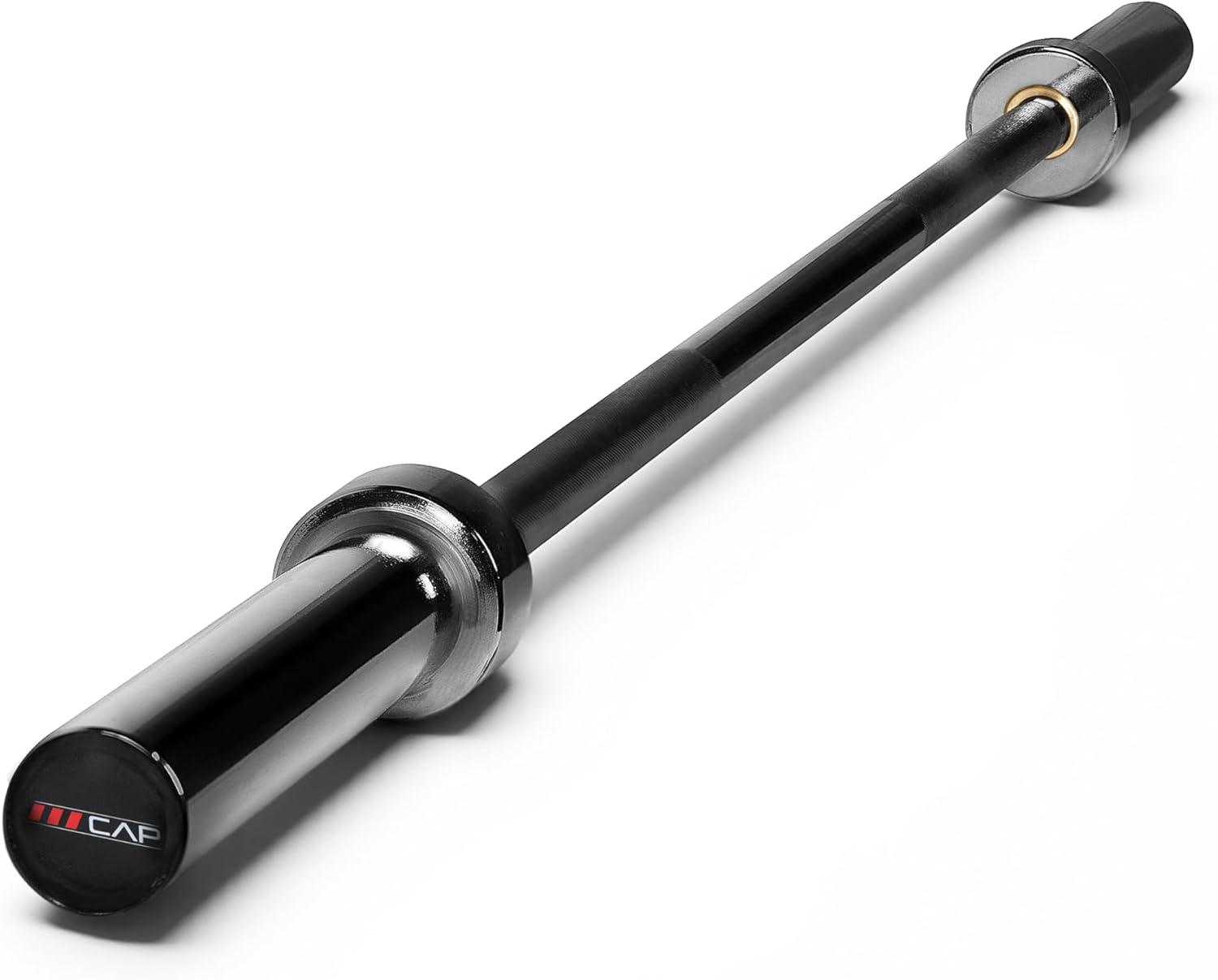imageCAP Barbell 2Inch Olympic Barbell Bars  5 ft 6 ft ampamp 7 ft  Multiple OptionsElite