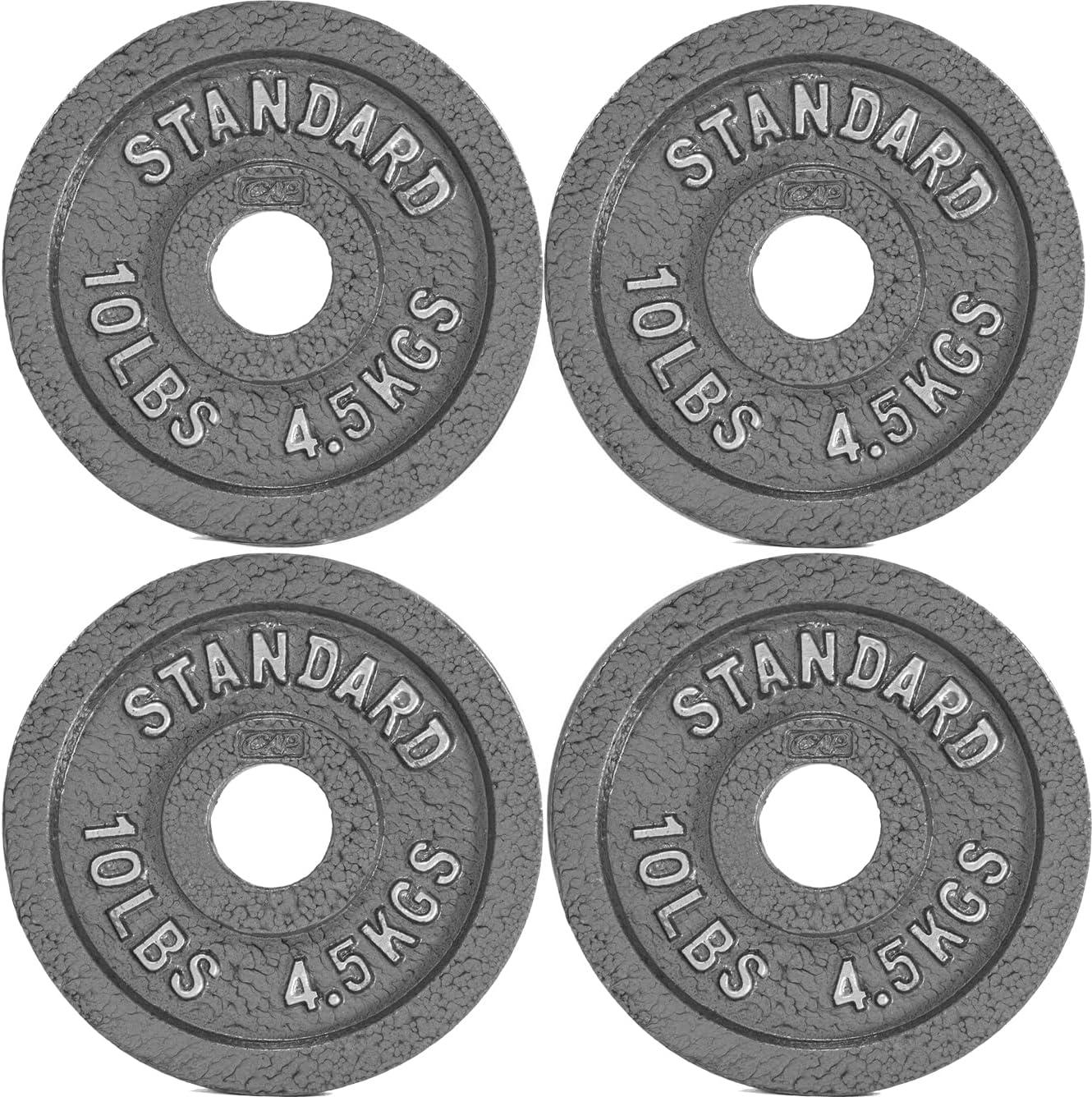 imageCAP Barbell 2Inch Olympic Weight Plate  Multiple OptionsClassic  Grey