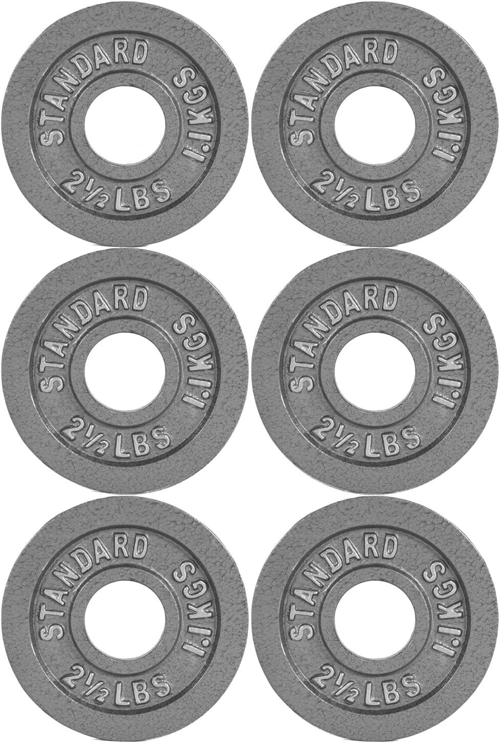 imageCAP Barbell 2Inch Olympic Weight Plate  Multiple OptionsClassic  Grey