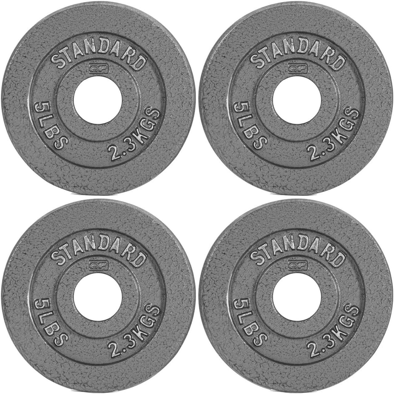 imageCAP Barbell 2Inch Olympic Weight Plate  Multiple OptionsClassic  Grey