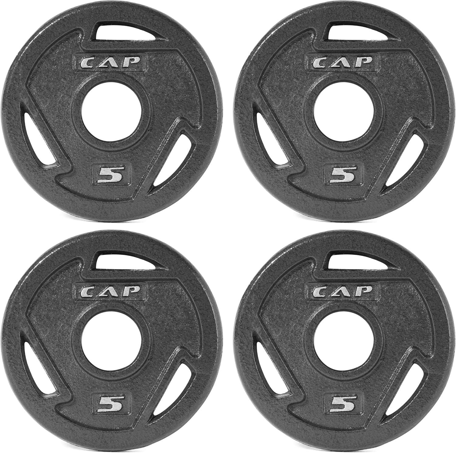 imageCAP Barbell 2Inch Olympic Weight Plate  Multiple OptionsElite