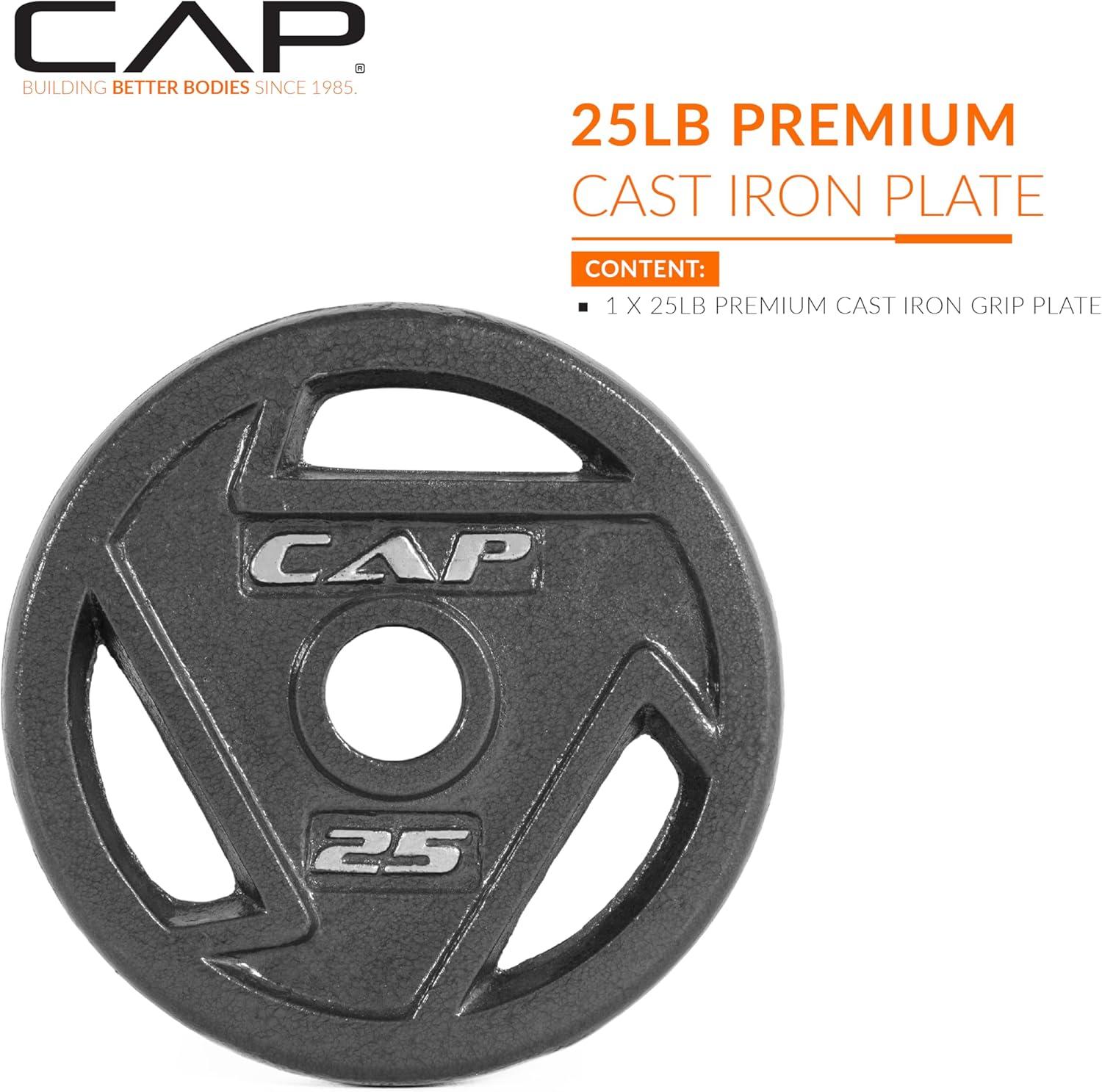 imageCAP Barbell 2Inch Olympic Weight Plate  Multiple OptionsElite