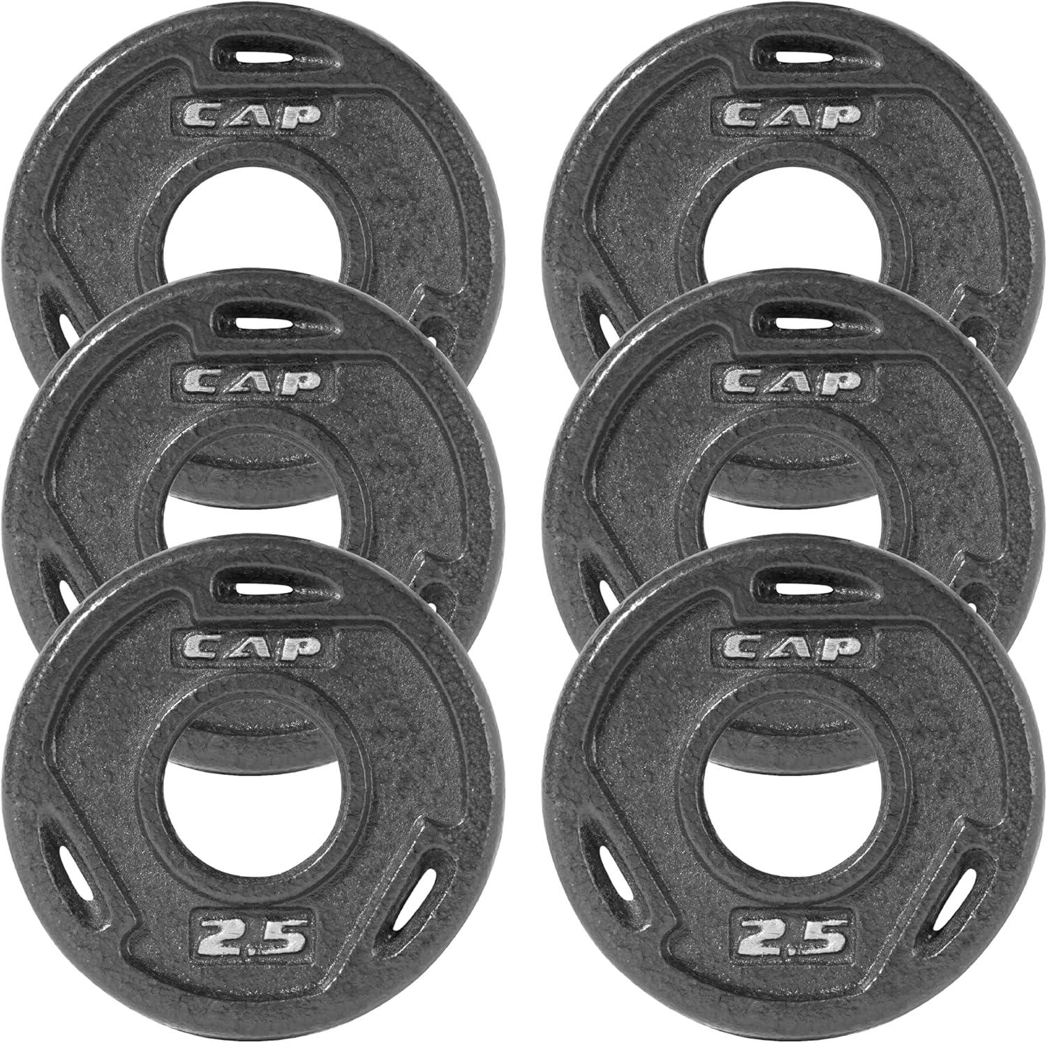 imageCAP Barbell 2Inch Olympic Weight Plate  Multiple OptionsElite