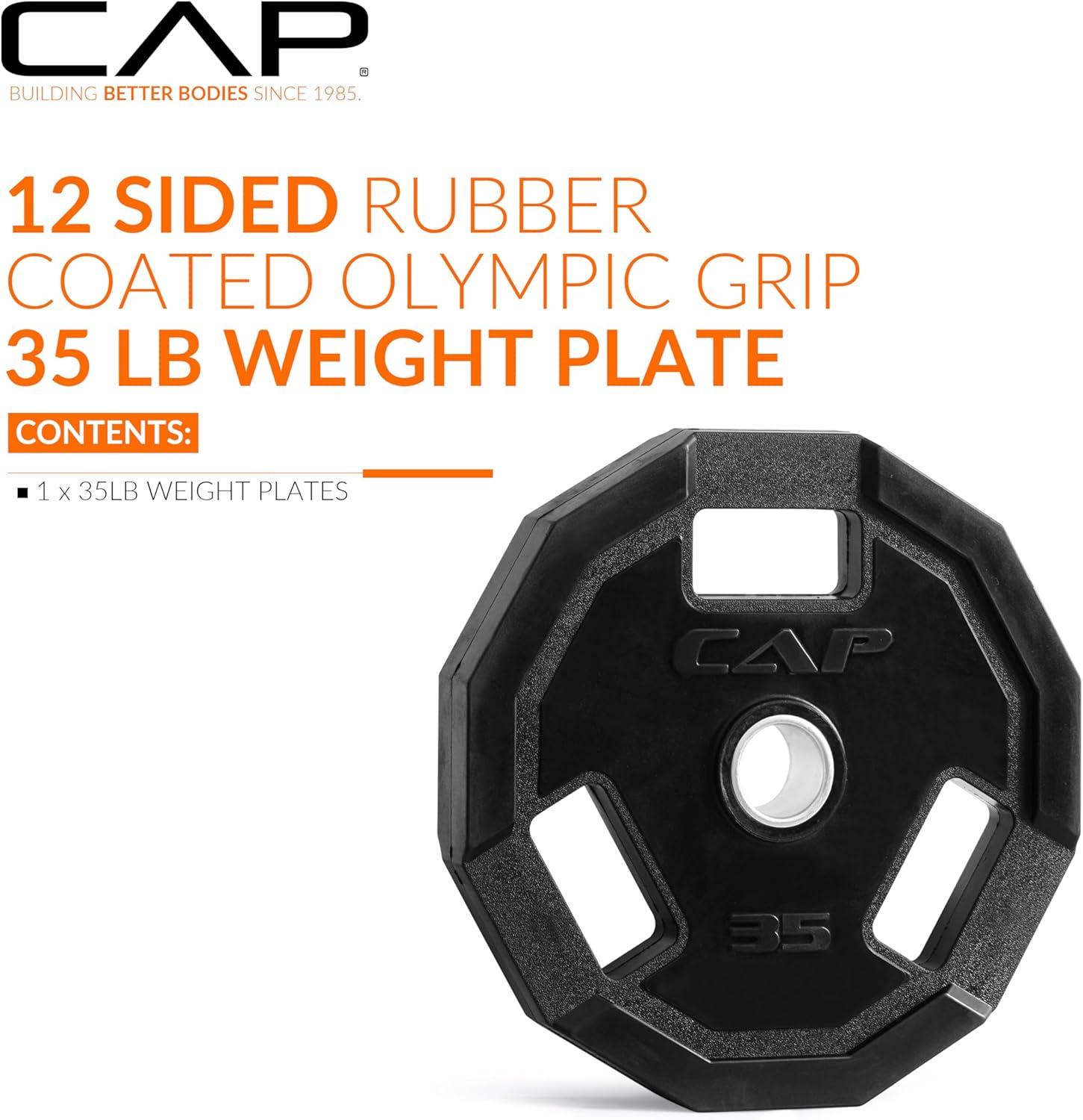 imageCAP Barbell 2Inch Olympic Weight Plate  Multiple OptionsPro