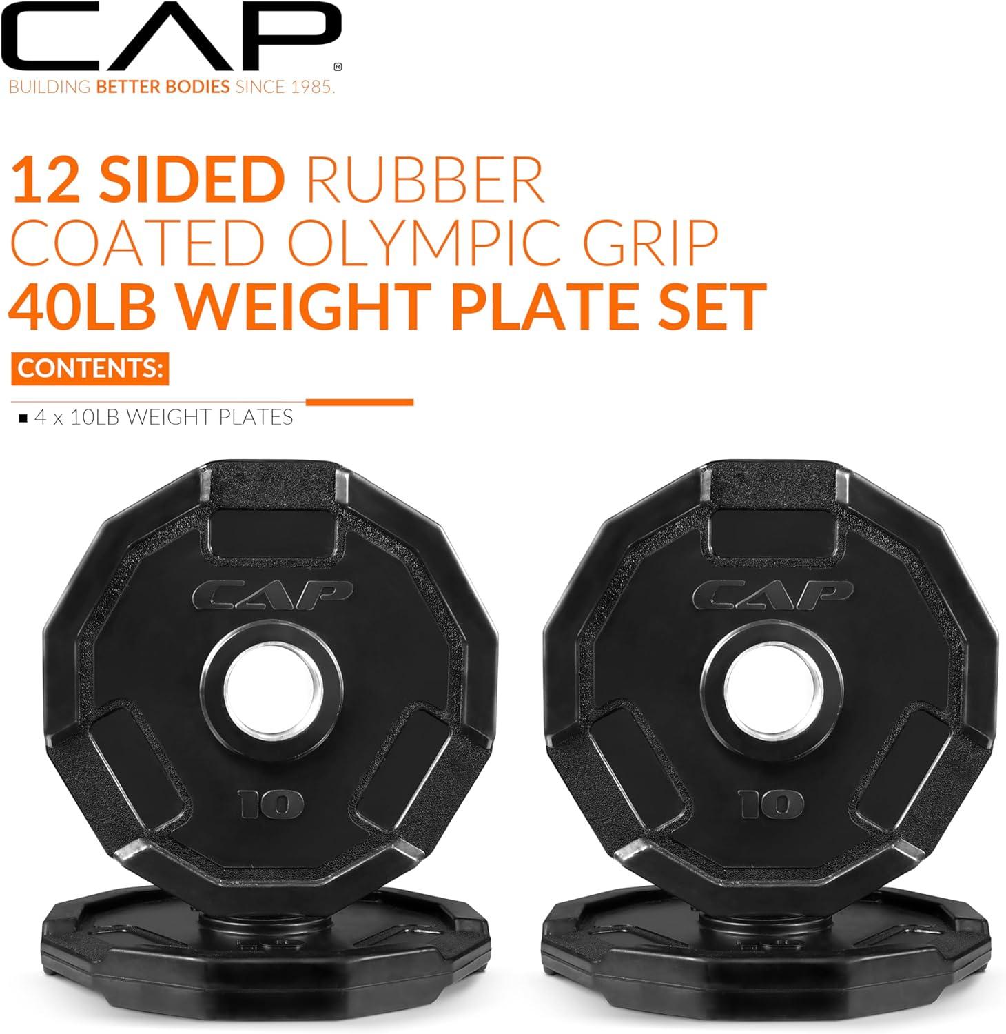imageCAP Barbell 2Inch Olympic Weight Plate  Multiple OptionsPro