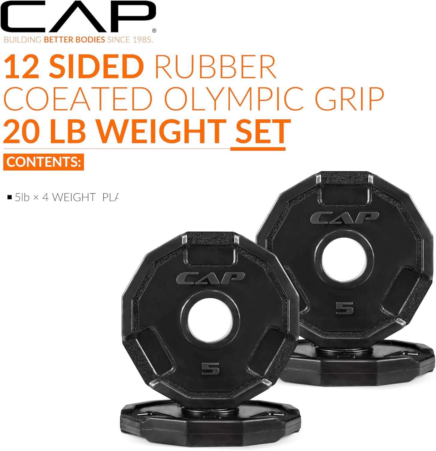 imageCAP Barbell 2Inch Olympic Weight Plate  Multiple OptionsPro