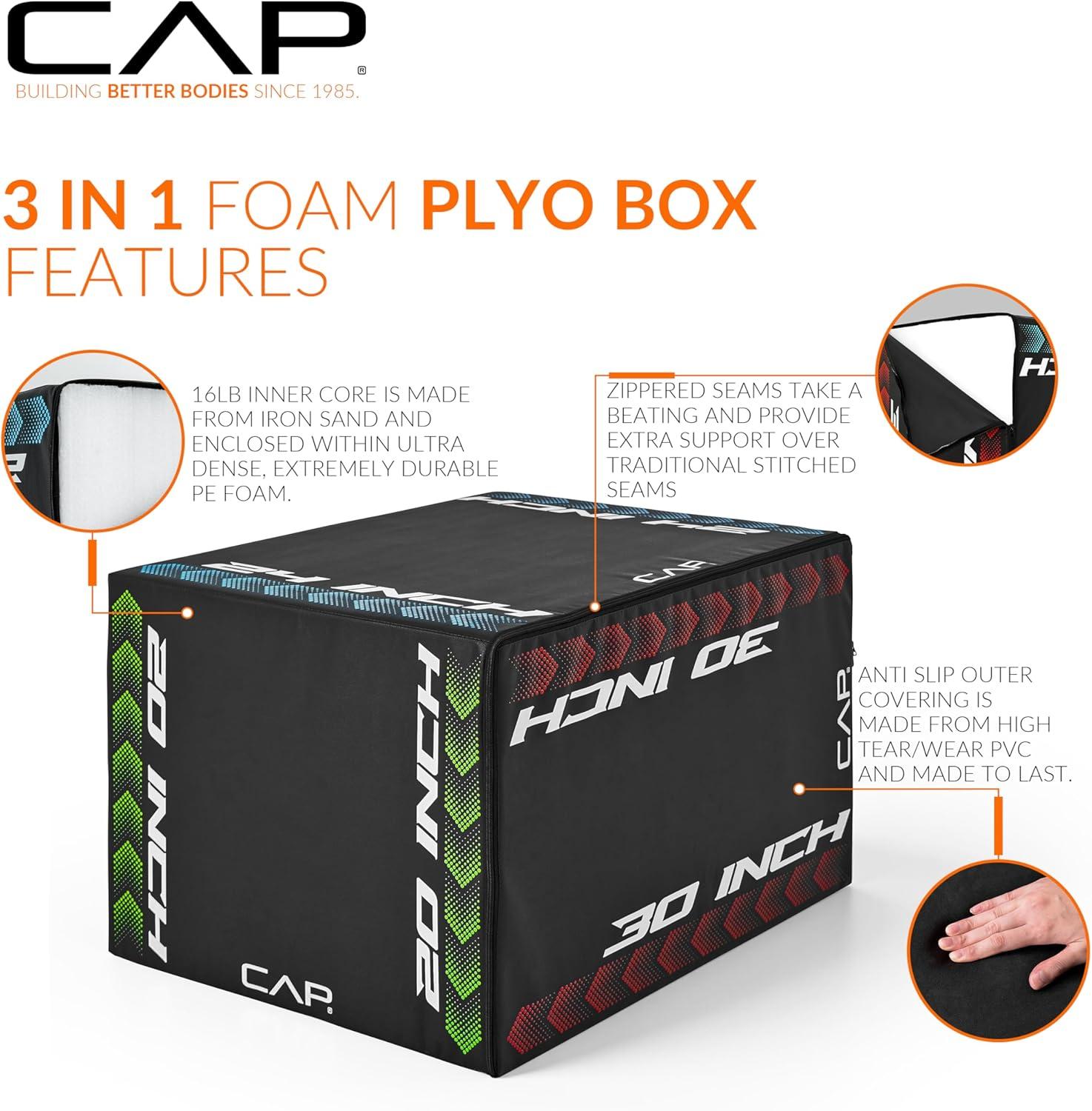 imageCAP Barbell 3in1 Foam Plyometric Box