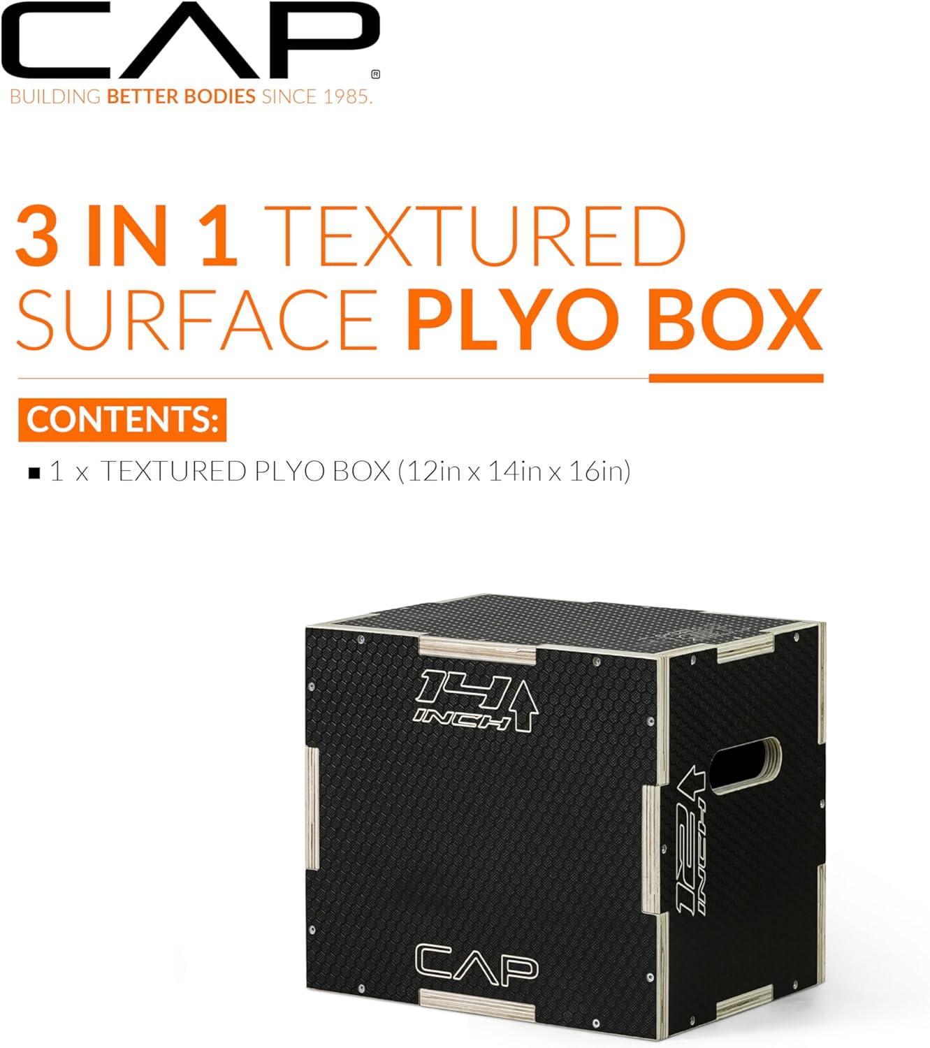 imageCAP Barbell 3in1 Plyometric Box  Multiple Styles and SizesNONSLIP