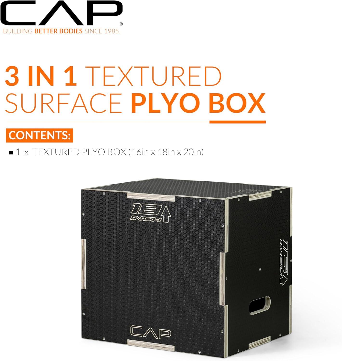 imageCAP Barbell 3in1 Plyometric Box  Multiple Styles and SizesNONSLIP