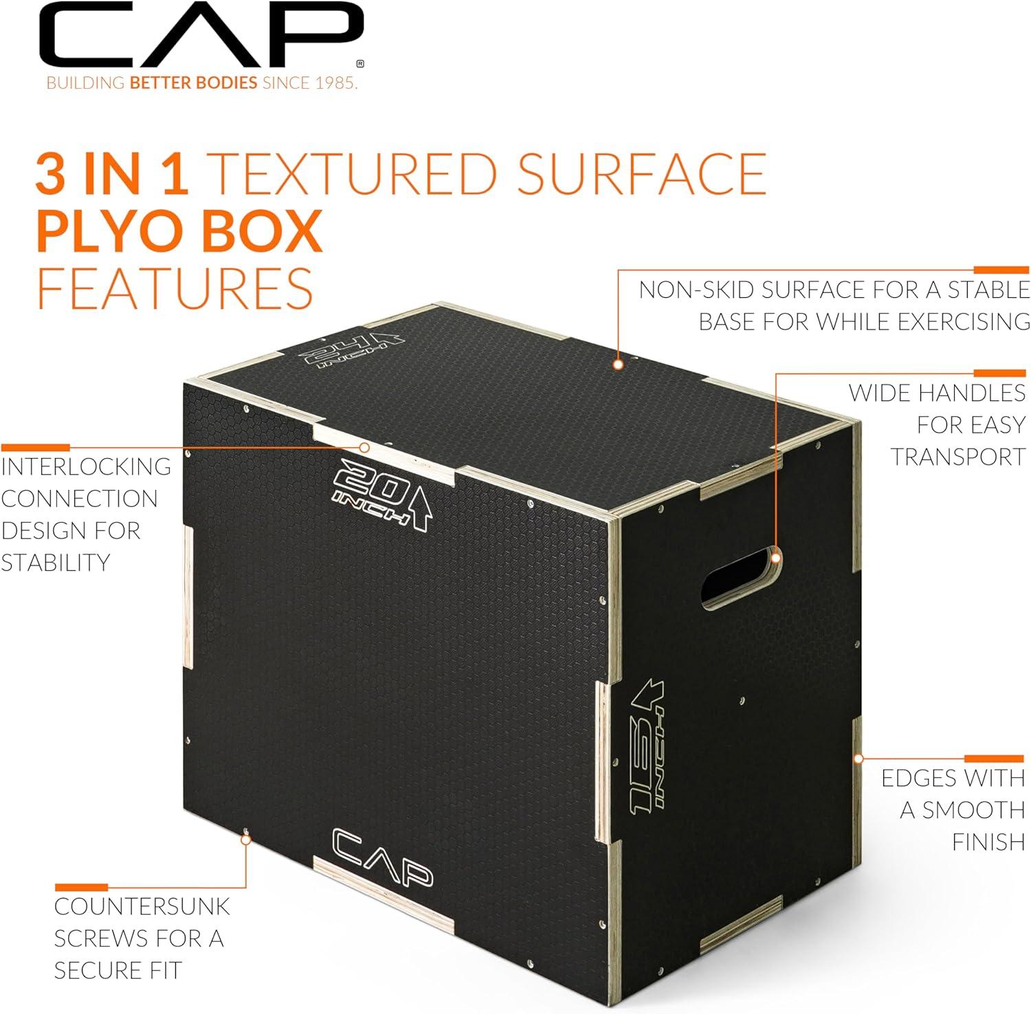 imageCAP Barbell 3in1 Plyometric Box  Multiple Styles and SizesNONSLIP
