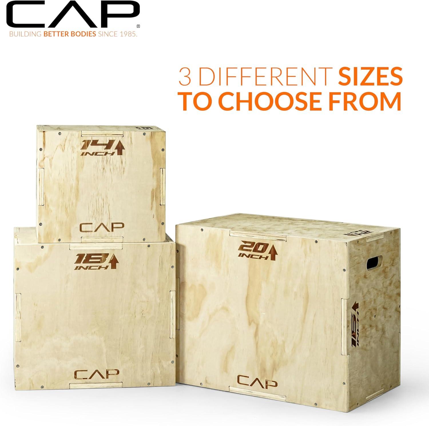 imageCAP Barbell 3in1 Plyometric Box  Multiple Styles and SizesWOOD