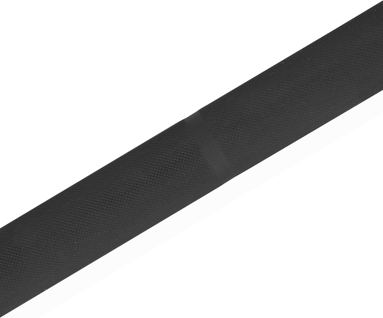 imageCAP Barbell 7Foot Olympic Barbell Pro Series  Olympic ampamp Power Bar OptionsBlackChrome  No Knurled Center New Packaging