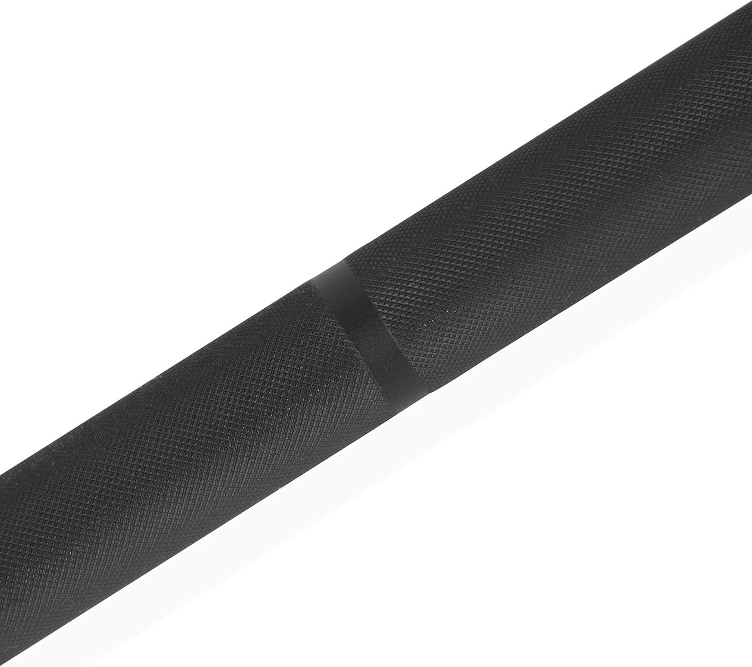 imageCAP Barbell 7Foot Olympic Barbell Pro Series  Olympic ampamp Power Bar OptionsTHE BOSS  Black  No Center Knurl