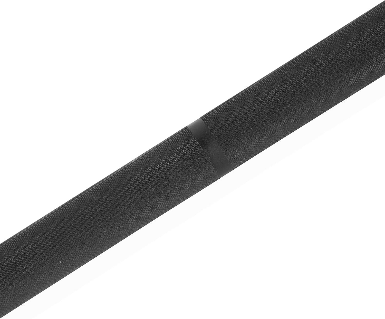 imageCAP Barbell 7Foot Olympic Barbell Pro Series  Olympic ampamp Power Bar OptionsTHE REBEL  Black  Center Knurl