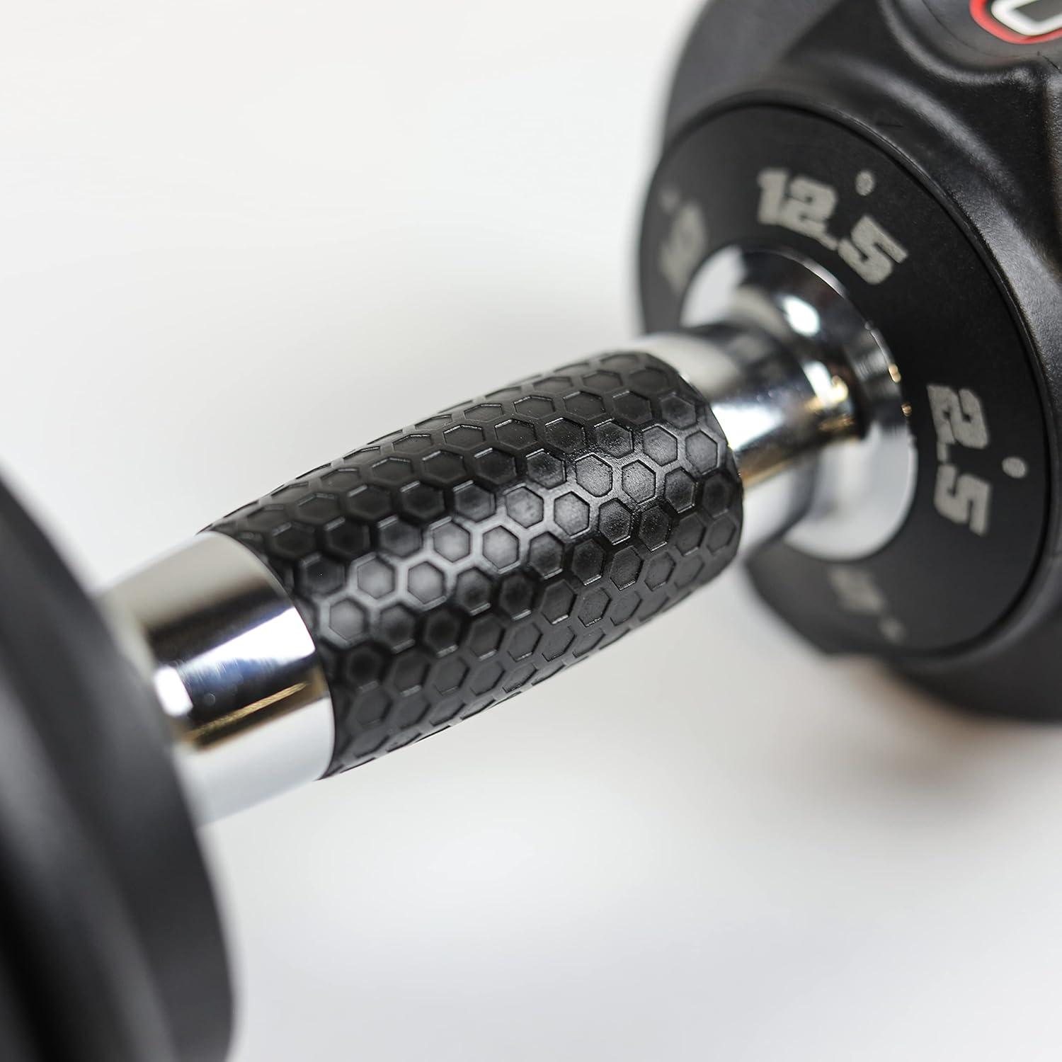 imageCAP Barbell ADJUSTABELL Adjustable Round Dumbbell Weights  Singles ampamp Pairs  125 lb 25 lb ampamp 55 lb  Multiple Handle OptionsPair