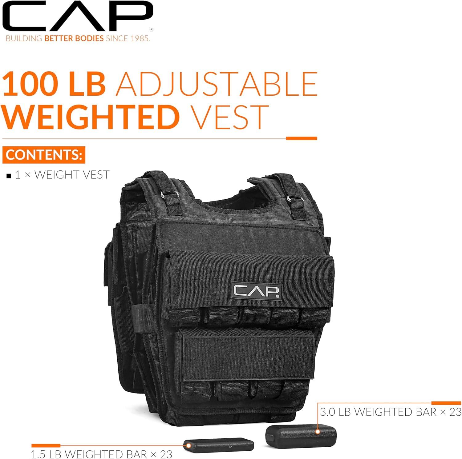 imageCAP Barbell Adjustable Weighted Vest  Various Sizes100lbs
