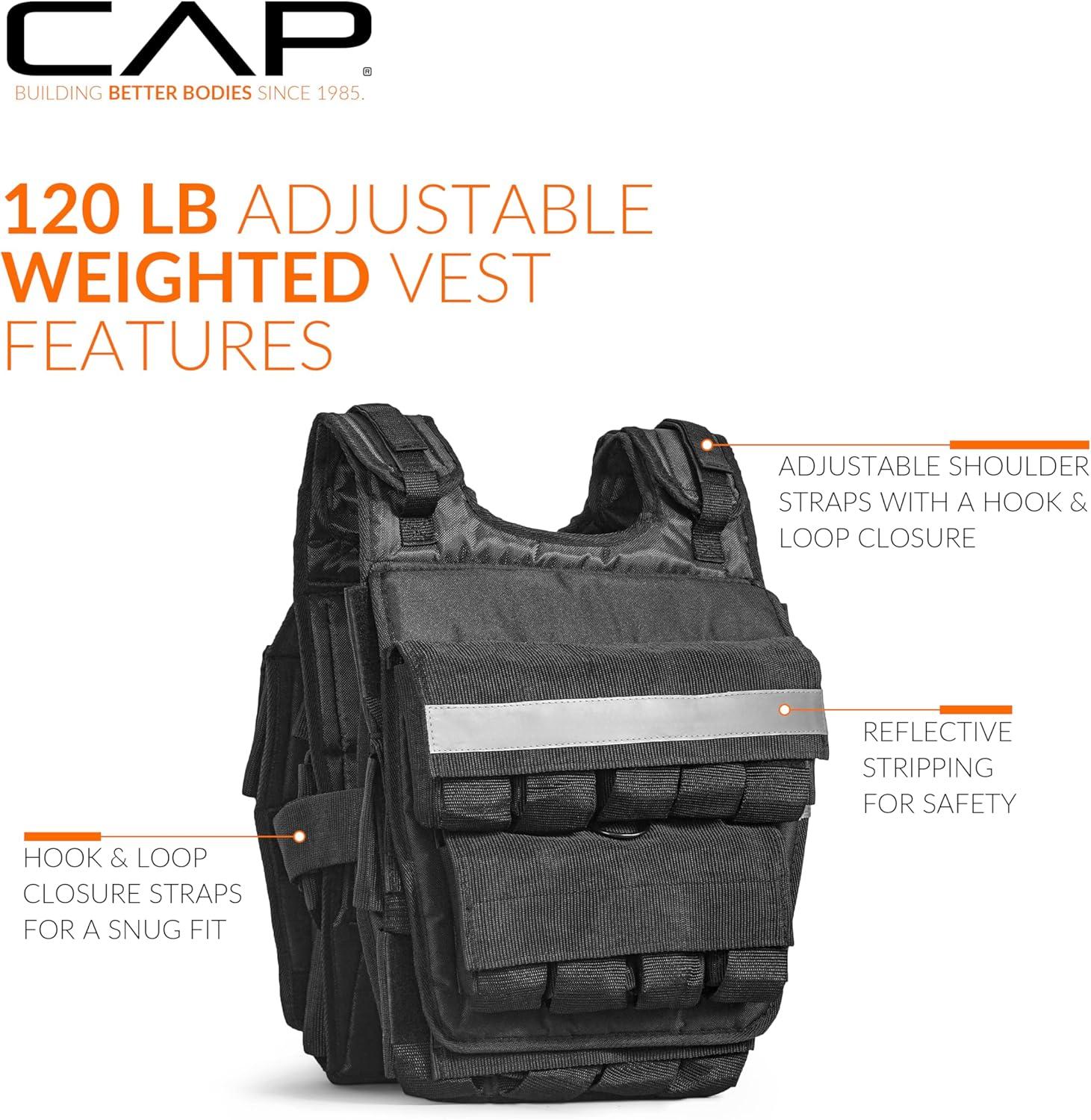 imageCAP Barbell Adjustable Weighted Vest  Various Sizes120lbs
