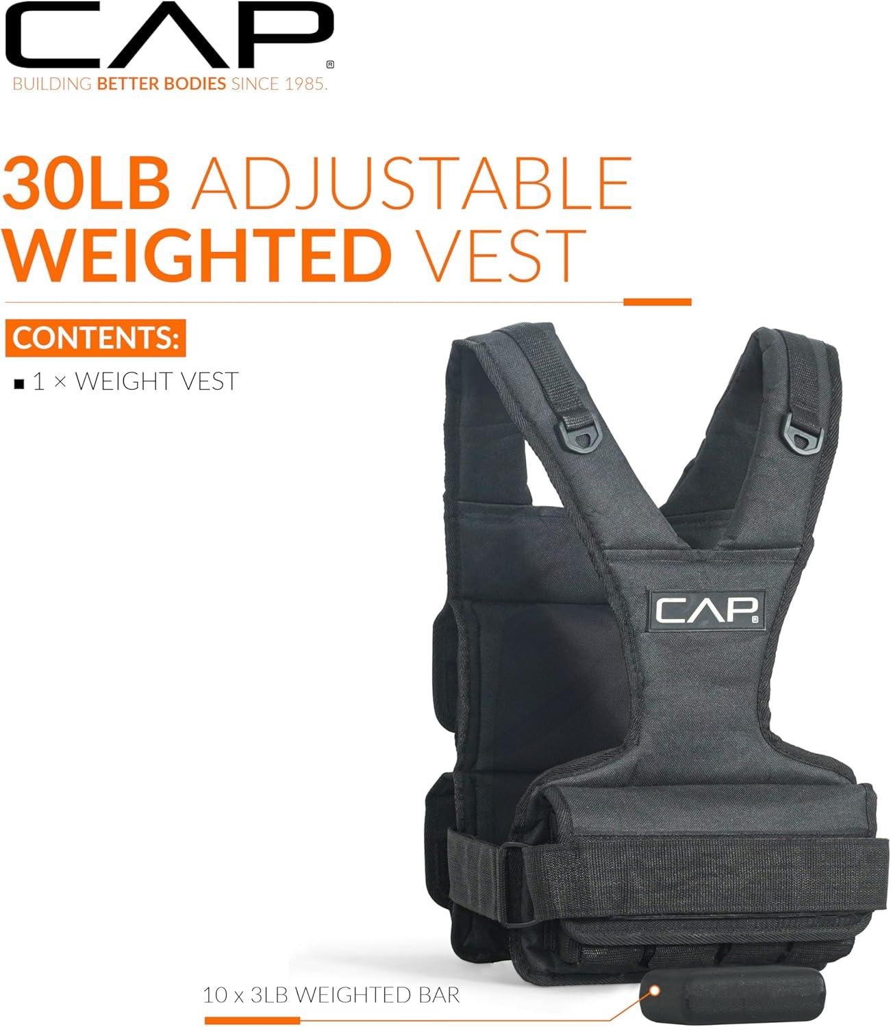imageCAP Barbell Adjustable Weighted Vest  Various Sizes30lbsF