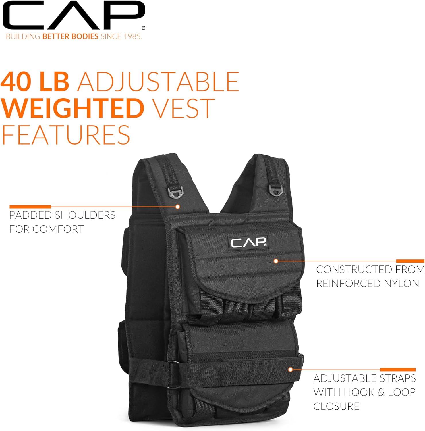 imageCAP Barbell Adjustable Weighted Vest  Various Sizes40lbs