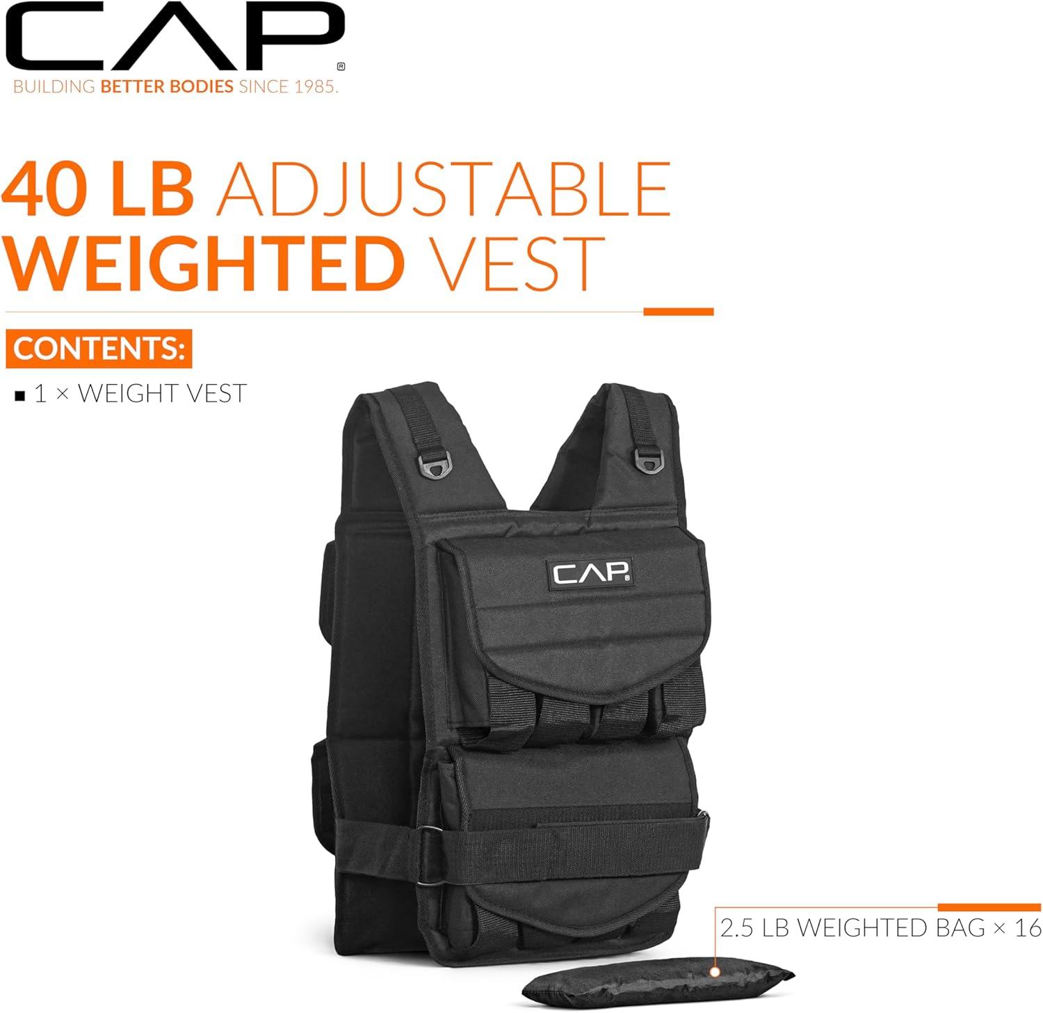 imageCAP Barbell Adjustable Weighted Vest  Various Sizes40lbs