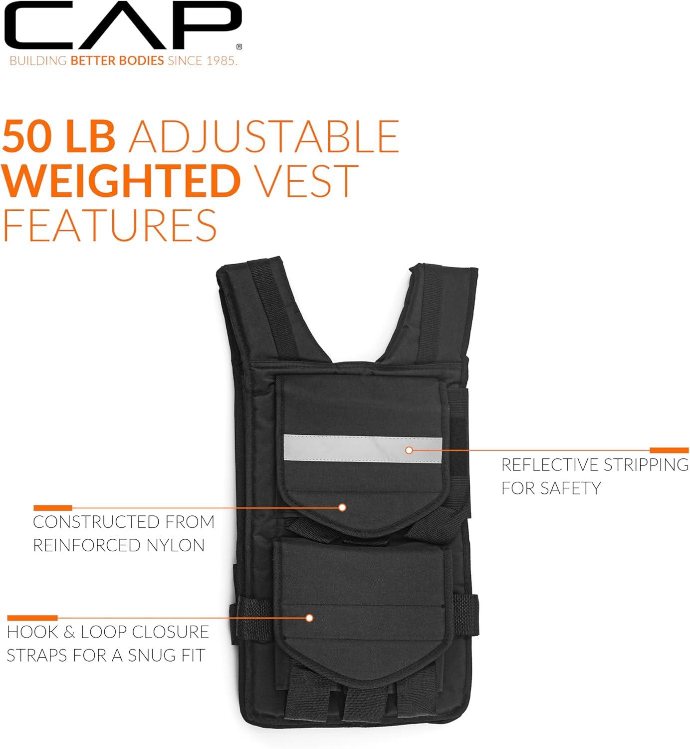 imageCAP Barbell Adjustable Weighted Vest  Various Sizes50lbs