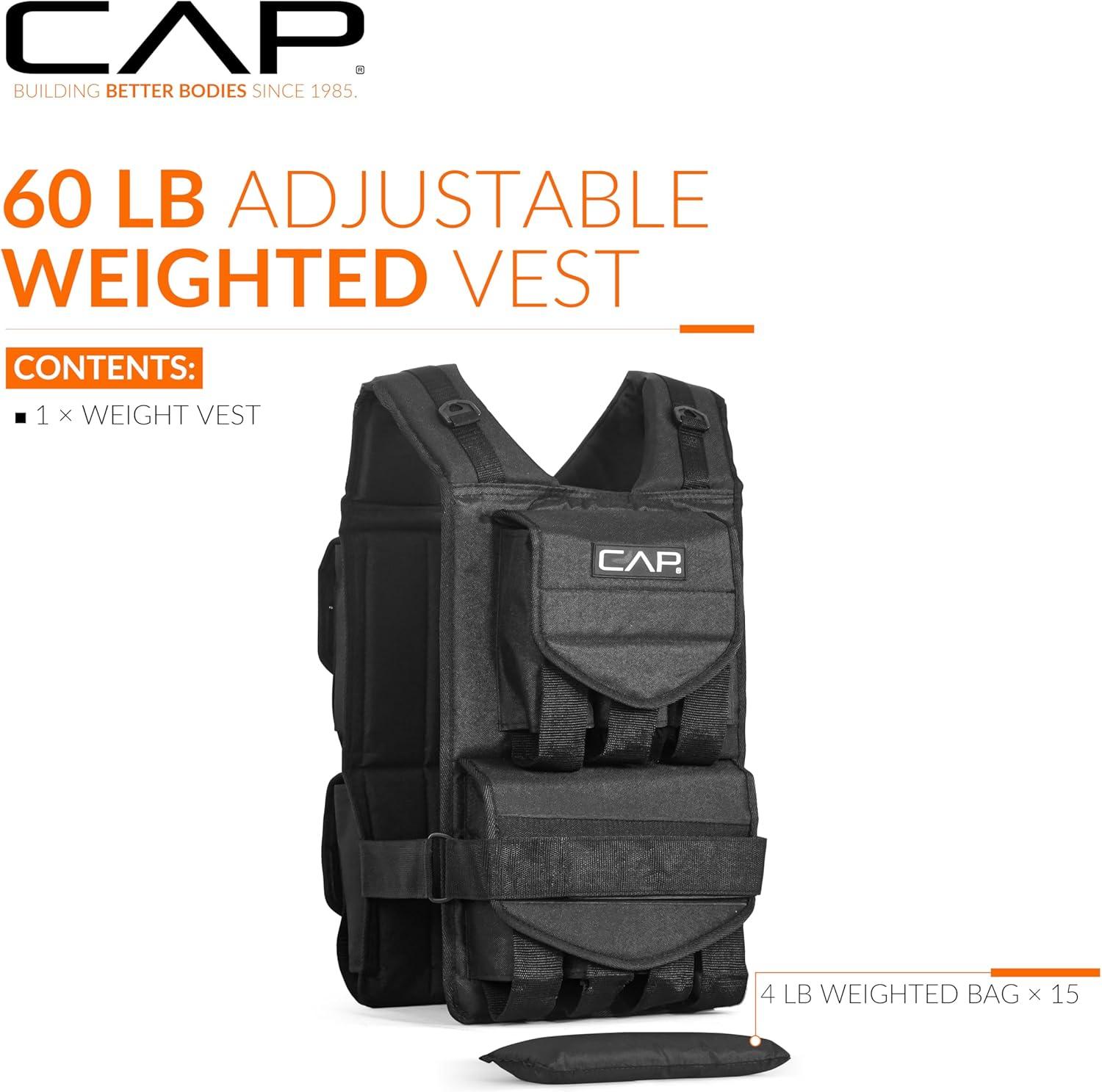 imageCAP Barbell Adjustable Weighted Vest  Various Sizes60lbs