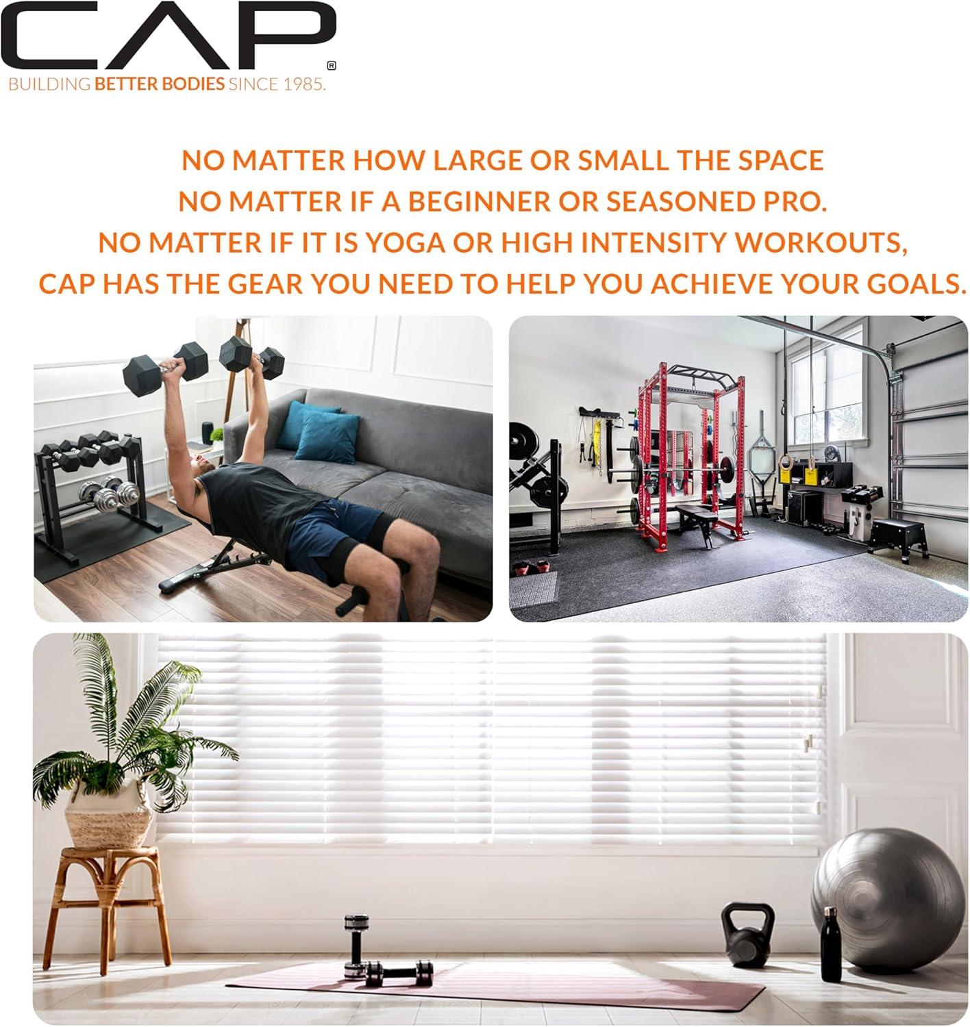 imageCAP Barbell Coated Dumbbell Weight  Multiple Options Pairs ampamp SetsChrome Handle