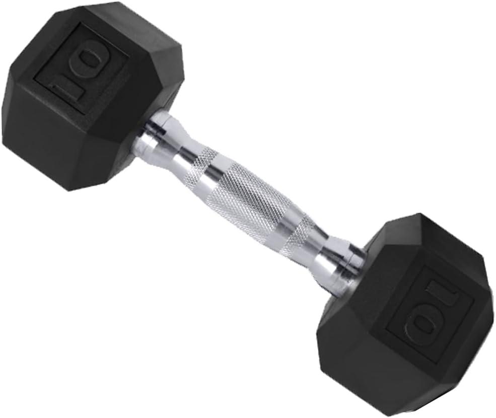 imageCAP Barbell Coated Dumbbell Weight  Multiple Options Pairs ampamp SetsChrome Handle