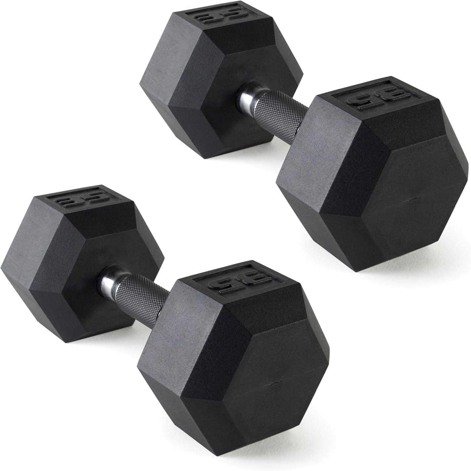 imageCAP Barbell Coated Dumbbell Weight  Multiple Options Pairs ampamp SetsComfort Grip