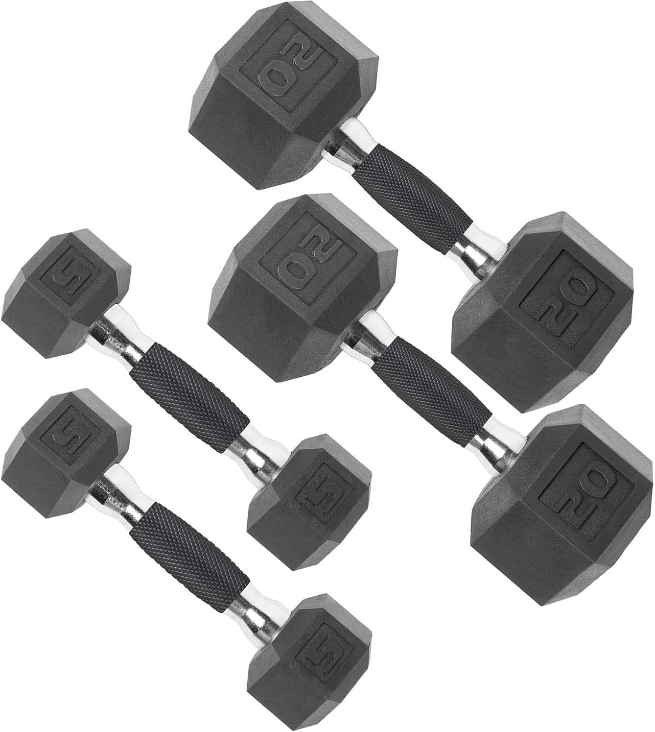 imageCAP Barbell Coated Dumbbell Weight  Multiple Options Pairs ampamp SetsComfort Grip