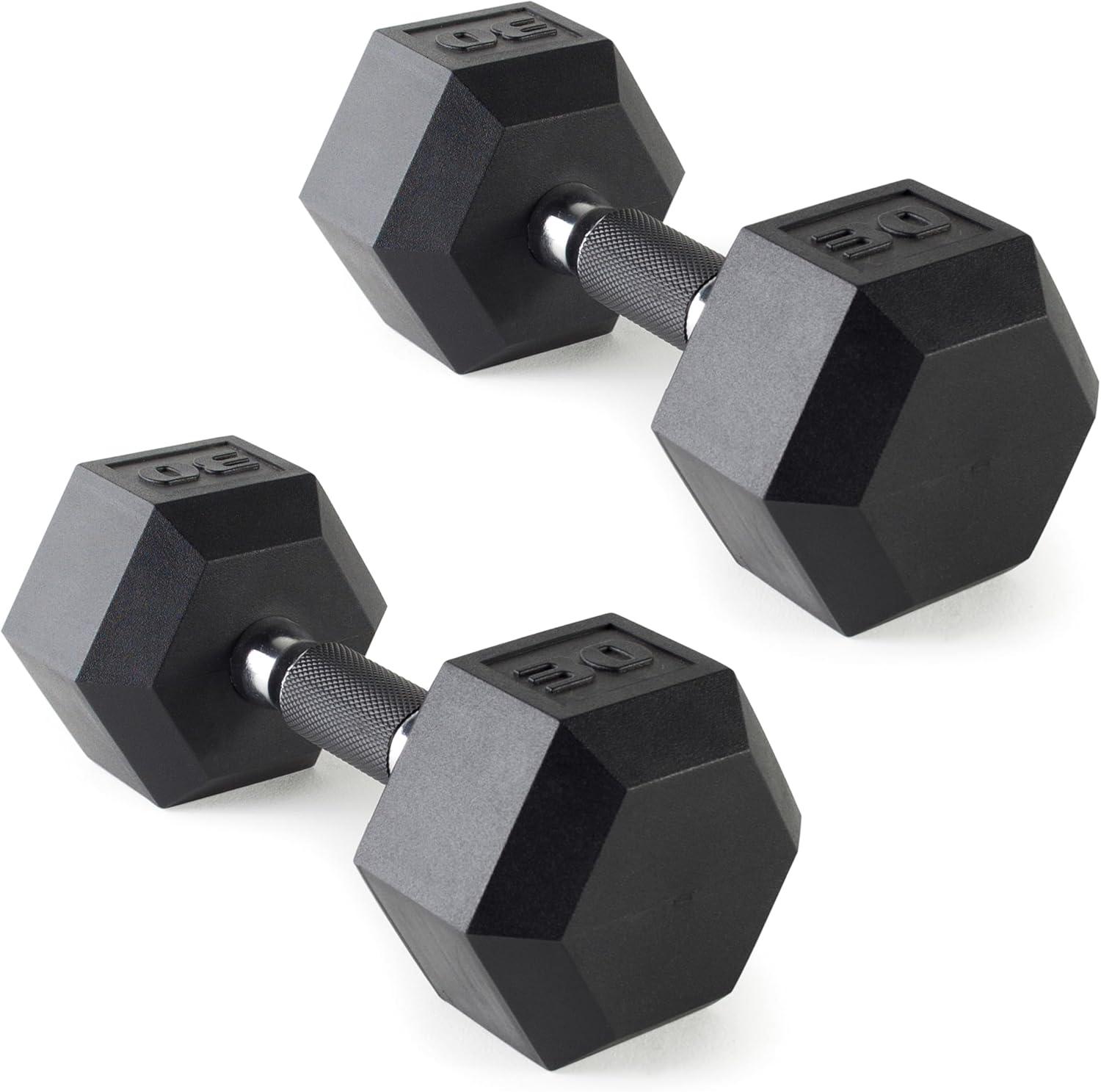 imageCAP Barbell Coated Dumbbell Weight  Multiple Options Pairs ampamp SetsComfort Grip