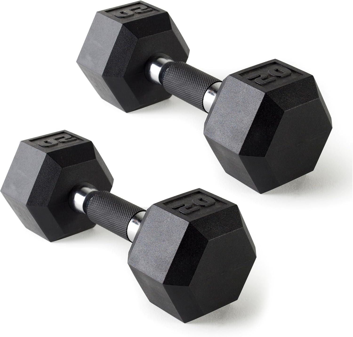 imageCAP Barbell Coated Dumbbell Weight  Multiple Options Pairs ampamp SetsComfort Grip