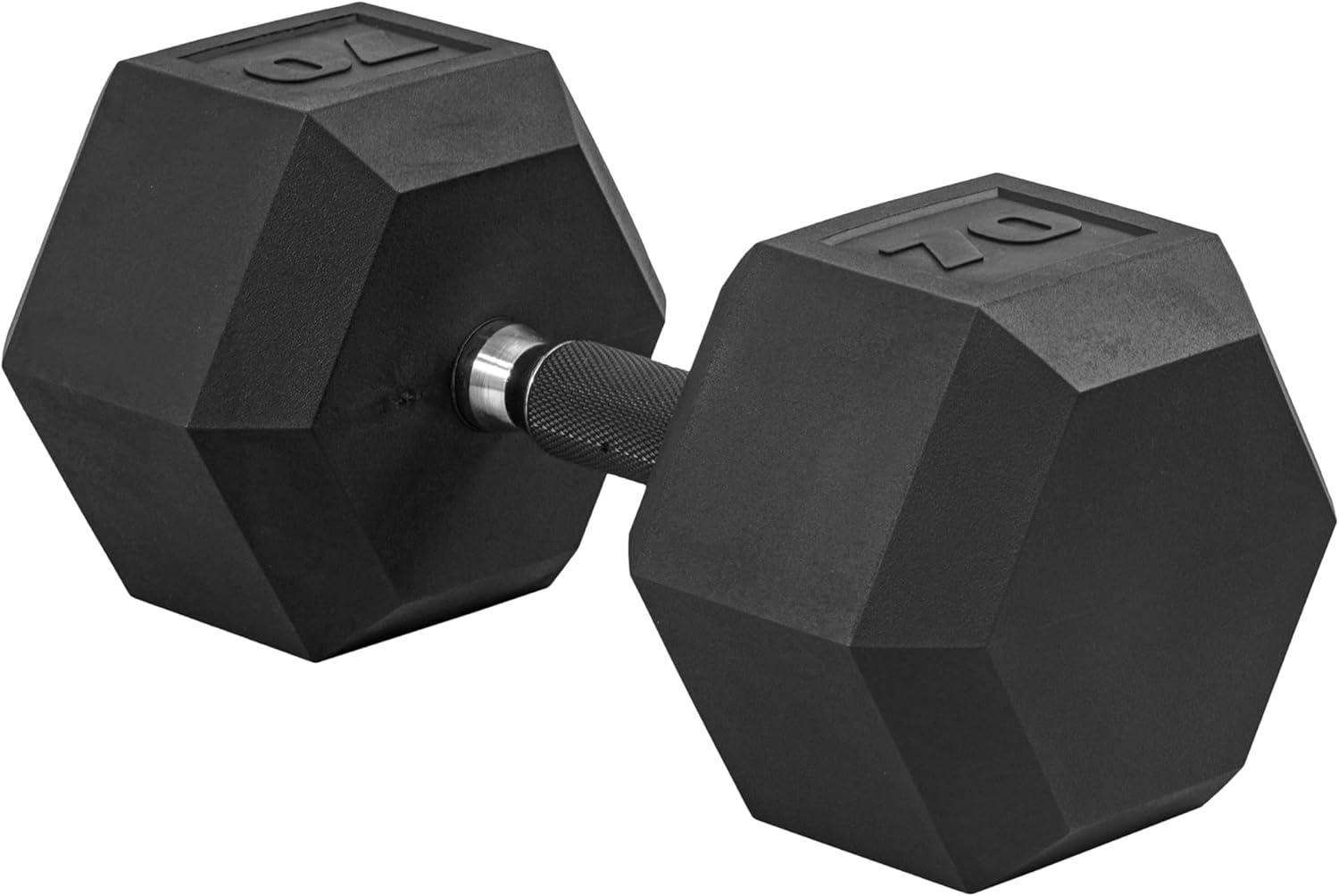 imageCAP Barbell Coated Hex Dumbbell Weight  Multiple OptionsComfort Grip