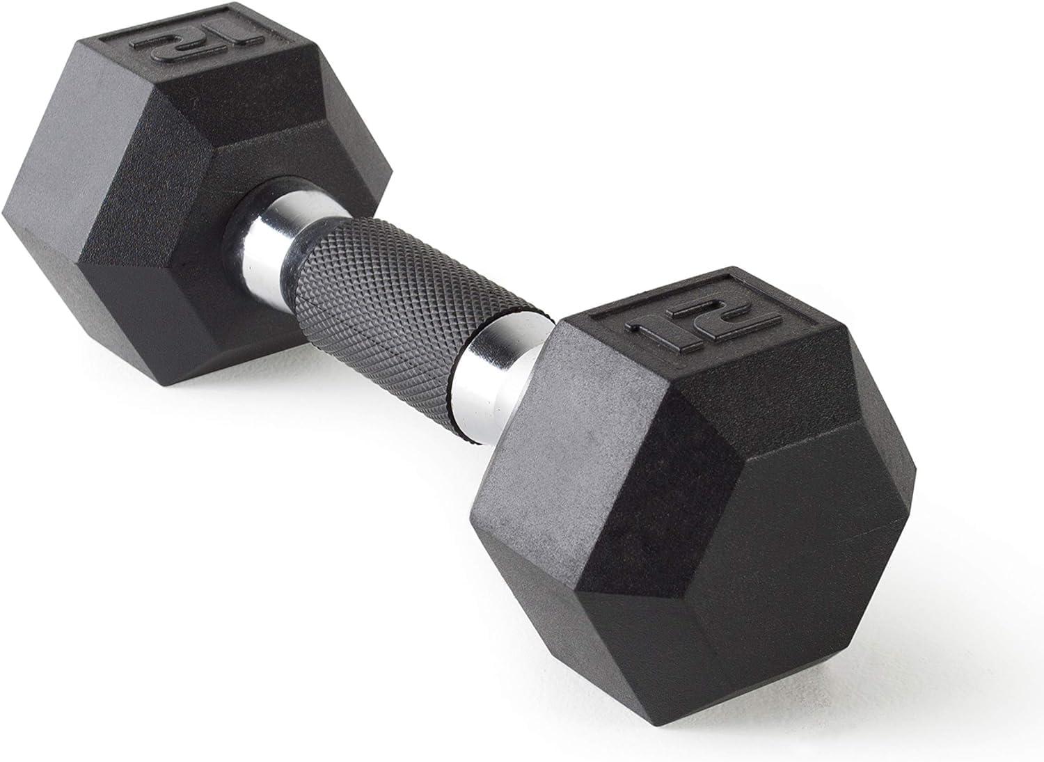 imageCAP Barbell Coated Hex Dumbbell Weight  Multiple OptionsComfort Grip