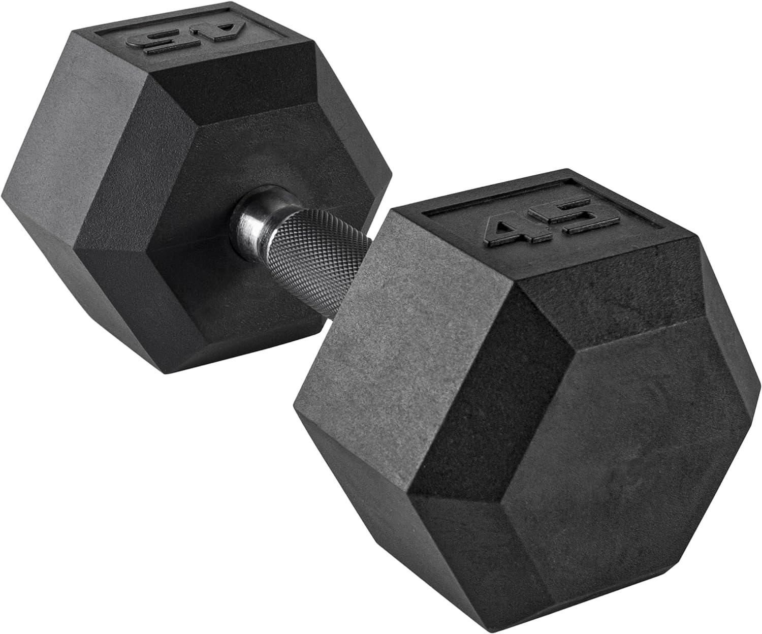 imageCAP Barbell Coated Hex Dumbbell Weight  Multiple OptionsComfort Grip