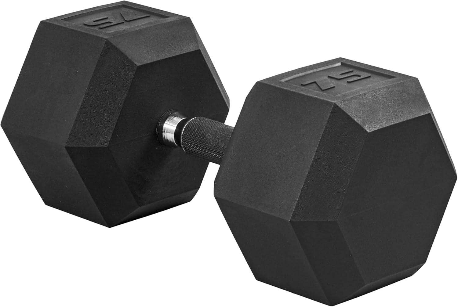 imageCAP Barbell Coated Hex Dumbbell Weight  Multiple OptionsComfort Grip