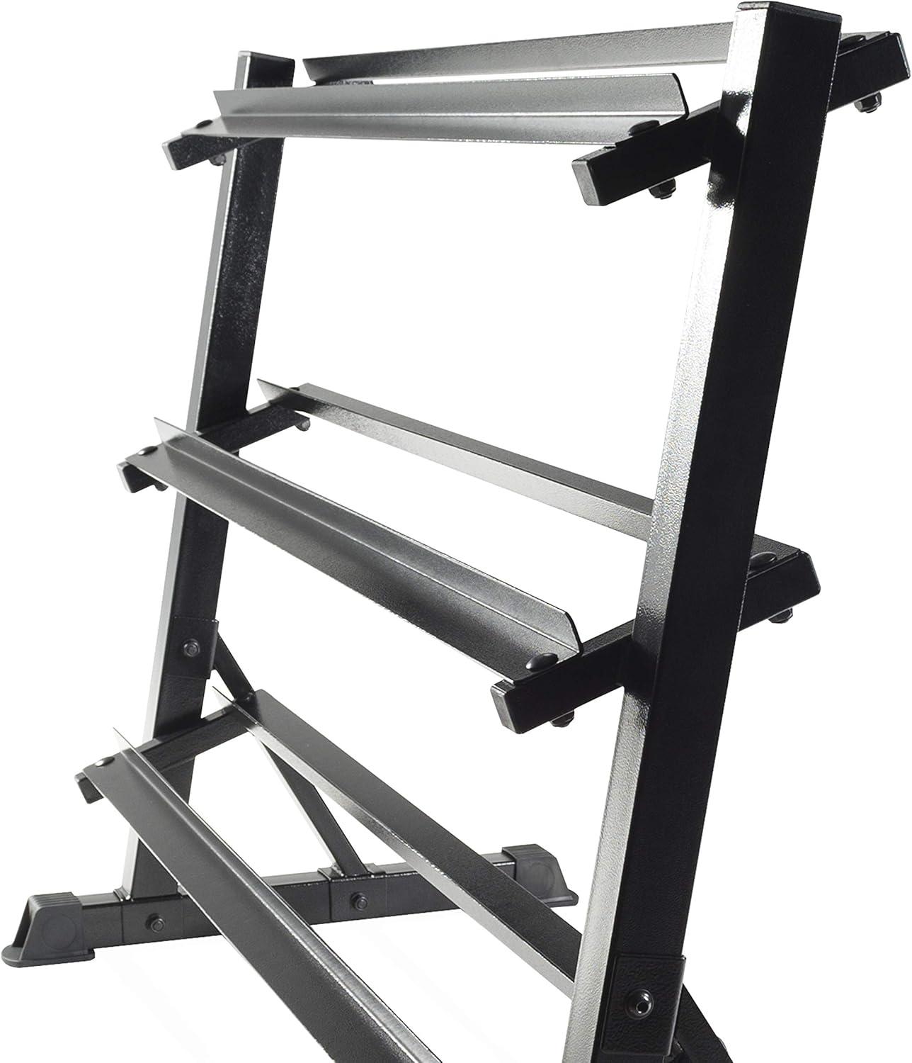 imageCAP Barbell Dumbbell Rack  550lb or 575lb Dumbbell Storage  Multiple Options3Tier for 550LB