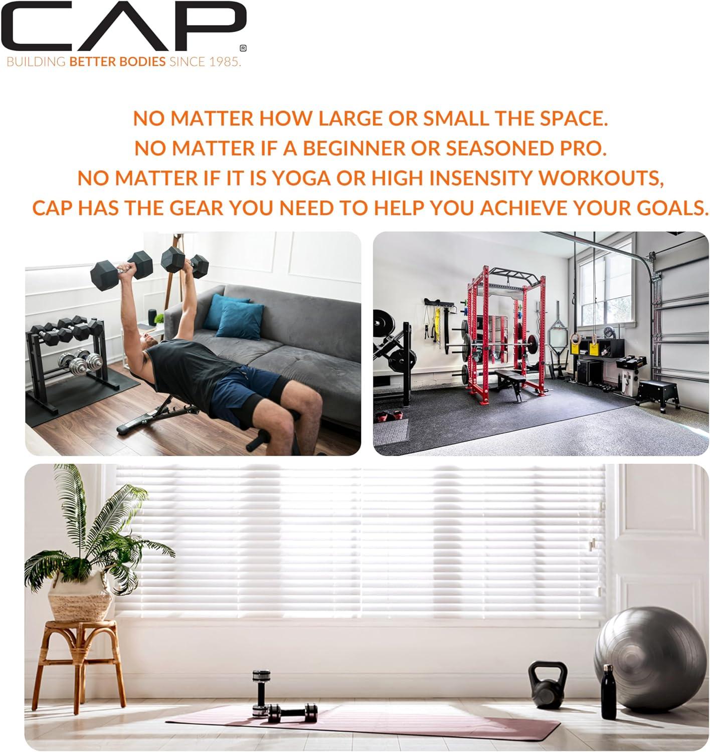 imageCAP Barbell Exercise Puzzle Mats Packs Tiles 24quotx24quot  Multiple OptionsTatami  Blue
