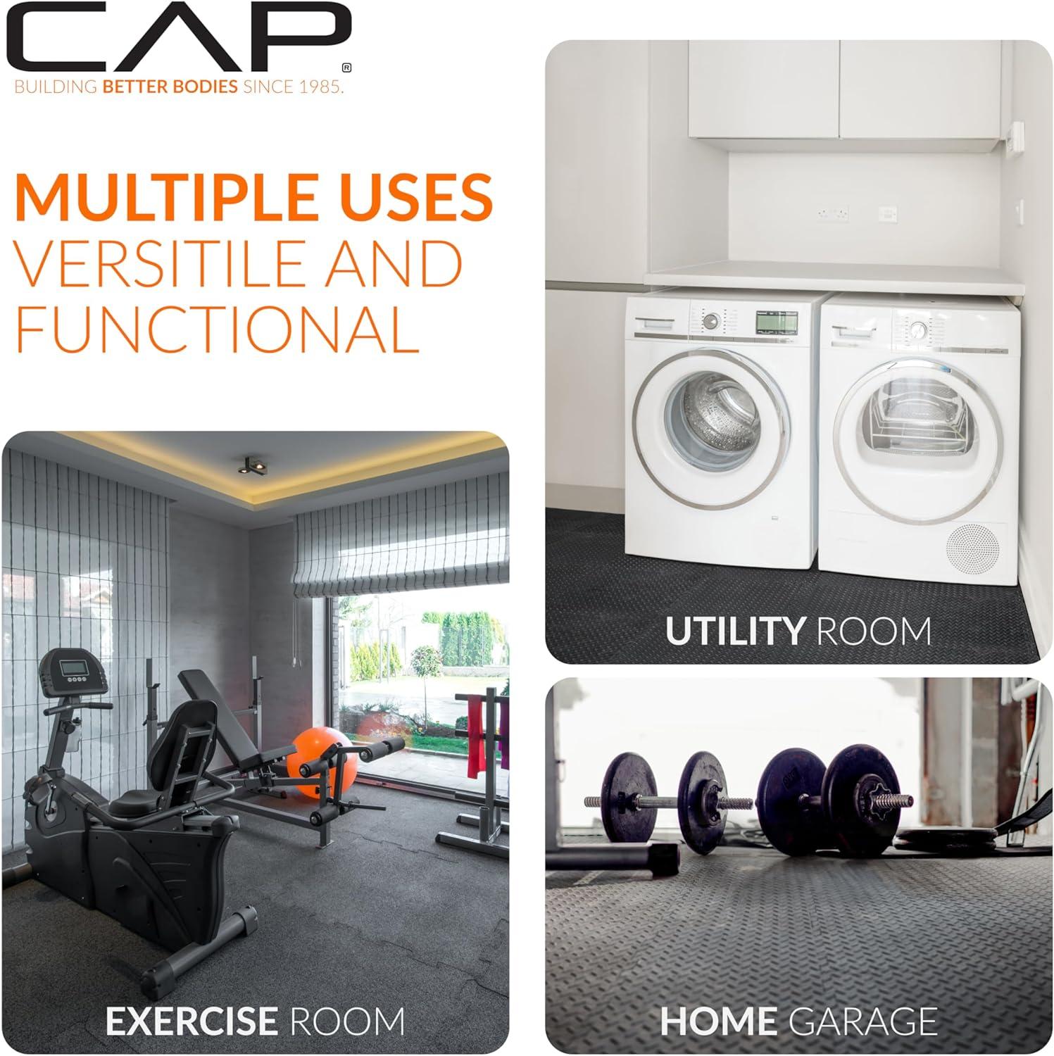 imageCAP Barbell Exercise Puzzle Mats Packs Tiles 24quotx24quot  Multiple OptionsTblue