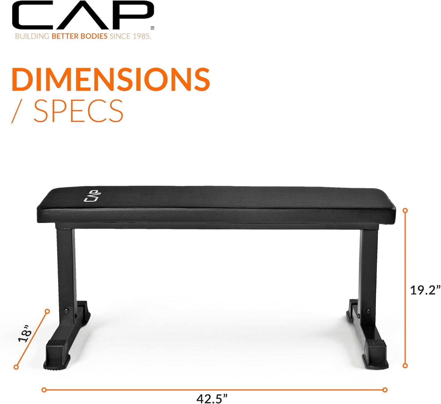 imageCAP Barbell Flat Weight Bench Color SeriesBlue