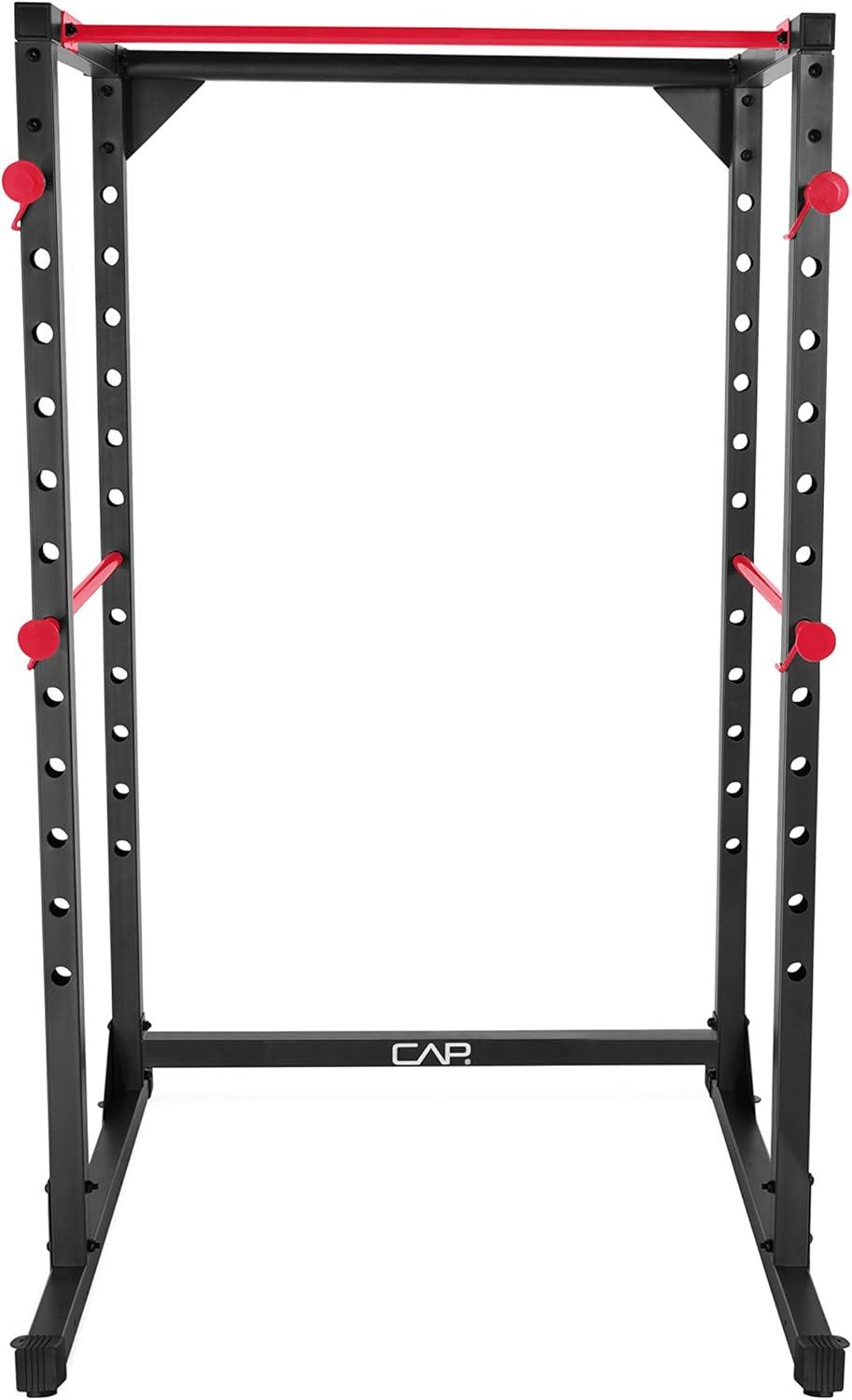 imageCAP Barbell Full Cage Power Rack Color Series  6 or 7 OptionsBlack